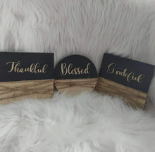 Load image into Gallery viewer, Home Decor Handcrafted Wood 3 SET RUSTIC WOOD