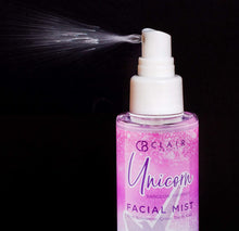 Load image into Gallery viewer, CLAIR BEAUTY Unicorn Shimmer Moisturizing Facial Mist Toner