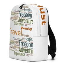 Load image into Gallery viewer, Wanderlust Minimalist Backpack