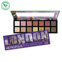 Load image into Gallery viewer, Metropolis 14 Color Eyeshadow Palette - London - RUDE