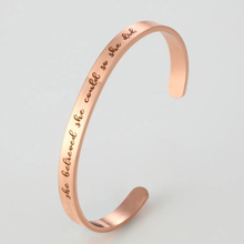 Load image into Gallery viewer, Fashion Letter Stainless Steel Bracelet
