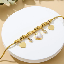Load image into Gallery viewer, Simple Style Heart shape Stainless steel bracelet
