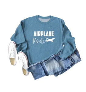 Airplane Mode -  Women's long sleeve sweater