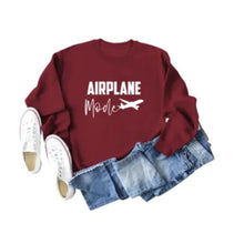 Load image into Gallery viewer, Airplane Mode -  Women&#39;s long sleeve sweater
