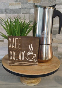 Home Decor CAFE COLAO Handcrafted Wood