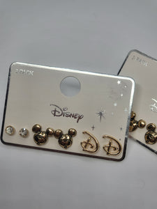 Disney's 3 pair earing set