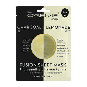 Charcoal & Lemon Fusion Sheet Mask