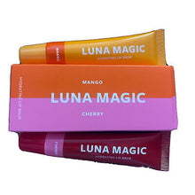 Load image into Gallery viewer, Luna Magic Lush &amp; Plush Hydrating Lip Balm Duo in Mango and Cherry

