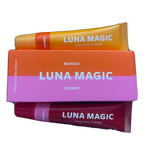 Luna Magic Lush & Plush Hydrating Lip Balm Duo in Mango and Cherry