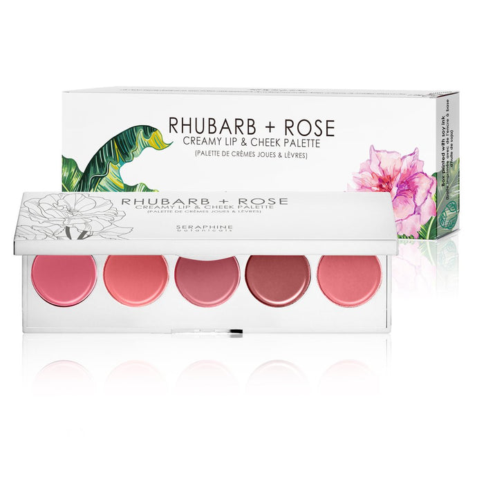 RhuBarb + Rose - Creamy Lip & Cheek Palette