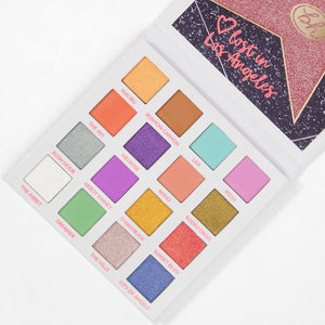 Lost in Los Angeles - Bh cosmetics 16 colors shadow palette