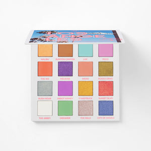 Lost in Los Angeles - Bh cosmetics 16 colors shadow palette